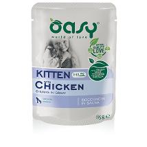 Oasy Cat Um 85Gr Bs Kitten Chicken Bocconcini