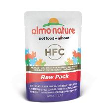 Almo Cat 55Gr Bs Raw Pack Petto Di Pollo E Filetto D'Anatra Hfc 5824 Minsan 927603694