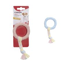 Anello per Cuccioli in Termoplastica con Treccia in Cotone
