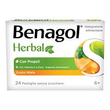 BENAGOL HERBAL MIELE 24 PASTIGLIE