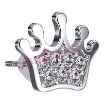 BJT705 ORECCHINI BABY CROWN SS