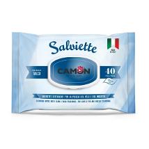 Cam Salviette 40Pz Detergenti Pelo Cani Gatti Talco La040 Minsan 970287381