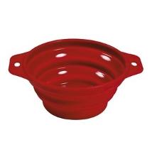 Ciotola da Viaggio Rossa in silicone
