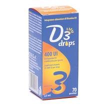 D3 DROPS 400 UI 2,5ML