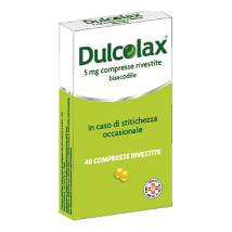 DULCOLAX*40CPR RIV 5MG