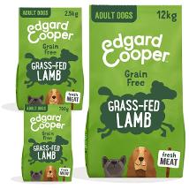 Edgard&Cooper - Adult Large Carne Fresca di Agnello Nutrito con Erba Senza Cereali - 12kg