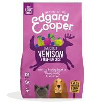 Edgard&Cooper - Adult Large Carne Fresca di Cervo e Anatra Allevata a Terra Senza Cereali - 7kg