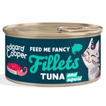 Edgard&Cooper - Cat Adult Filetti di Tonno Fresco e Calamari