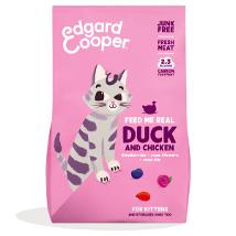 Edgard&Cooper - Cat Kitten Anatra e Pollo Freschi - 325gr