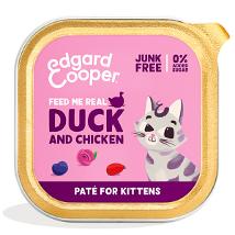 Edgard&Cooper - Cat Kitten Anatra e Pollo Paté