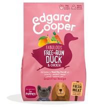 Edgard&Cooper - Puppy Large Carne Fresca di Anatra e Pollo Allevati a Terra Senza Cereali - 12kg