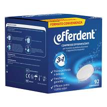 EFFERDENT EFFERVESCENTI 92CPR