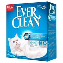 Ever Clean Es 10Lt (Celeste) Extra Strength No Profumo-Piu' Gatti In Casa-Max Assorbenza-Aglomerante