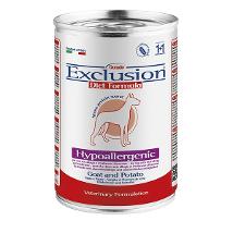 EXCLUSION HYPOALLERGENIC DIET PER CANI CON CAPRA E PATATE BARATTOLO 400 G