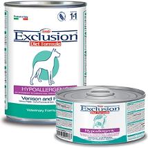 EXCLUSION HYPOALLERGENIC DIET PER CANI CON CERVO E PATATE BARATTOLO 200 G