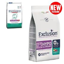 EXCLUSION HYPOALLERGENIC DIET PER CANI CON CERVO E PATATE MEDIUM LARGE BREED SACCO 2 KG