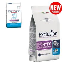 EXCLUSION HYPOALLERGENIC DIET PER CANI CON PESCE E PATATE SMALL BREED SACCO 2 KG