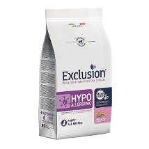 EXCLUSION HYPOALLERGENIC DIET PER PUPPY CON MAIALE E PISELLI ALL BREEDS SACCO 12 KG