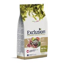EXCLUSION MEDITERRANEO MONOPROTEIN PER CANI ADULT LARGE BREED CON AGNELLO 12 KG