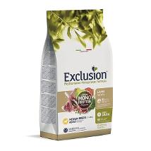 EXCLUSION MEDITERRANEO MONOPROTEIN PER CANI ADULT MEDIUM BREED CON AGNELLO 3 KG