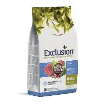 EXCLUSION MEDITERRANEO MONOPROTEIN PER CANI ADULT SMALL BREED CON TONNO 2 KG