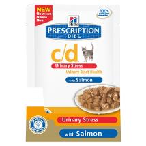 Feline C/D Urinary Stress  12X85Gr Bs Salmone Minsan 925327367