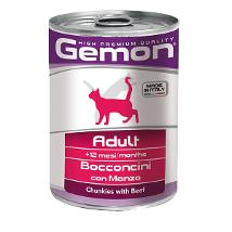Gemon Cat Bocconi Adult Manzo 415Gr