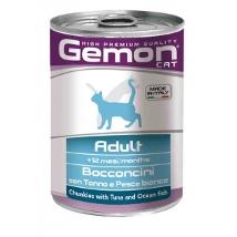 Gemon Cat Bocconi Adult Tonno Pesce Bianco 415Gr
