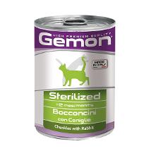 Gemon Cat Bocconi Sterilized Coniglio 415Gr