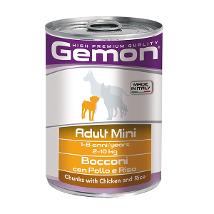Gemon Dog Bocc Ad Mini Pollo Riso 415Gr