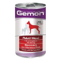 Gemon Dog Bocconi Ad Maxi Manzo Riso 1,25Kg
