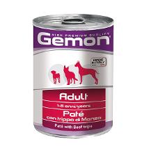 Gemon Dog Pate Adult Trippa Di Manzo 400Gr