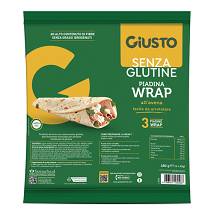 GIUSTO S/G WRAP AVENA 3X60G