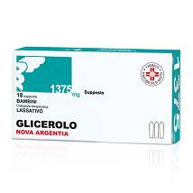 GLICEROLO NOVA ARGENTIA Bambini 1375 mg Supposte (18 supposte)