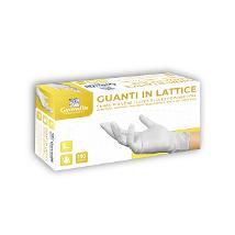 GUANTI LATTICE S/POLV L 100PZ