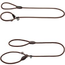 H 43674 Retriever Leash Freestyle 8/120 Rope Dark Brown With Stropping