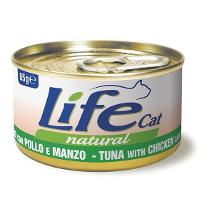 Life Cat 85Gr Tonno Pollo Manzo 110115