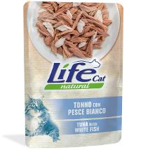 Life Cat Natural Adult Tonno con Pesce Bianco