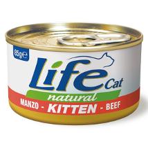 Life Cat Natural Kitten Manzo