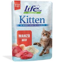 Life Cat Natural Kitten Manzo