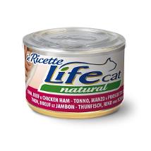 Life Cat Ricette Tonno Manzo Prosciutto 150Gr 102311
