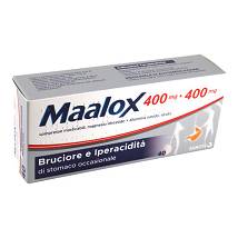 MAALOX*40CPR MAST 400MG+400MG