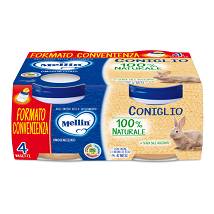 MELLIN OMOG CONIGLIO 4X80G