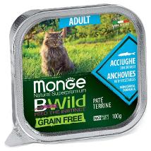 Monge Cat Bwild Adult Acciughe 100Gr Vaschetta