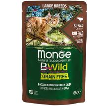Monge Cat Bwild Adult Large Breed Bufalo/Ortaggi 85Gr Buste
