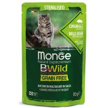 Monge Cat Bwild Sterilizzato Cinghiale/Ortaggi 85Gr Buste