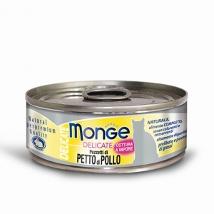 Monge Cat Delicate Pollo Petto Pezzetti 80Gr Lattina