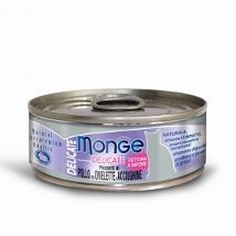 Monge Cat Delicate Pollo Pezzetti Omelette Acciughine 80Gr Lattina