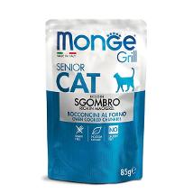 Monge Cat Grill Adult Senior Sgombro 85Gr Buste
