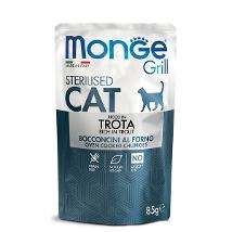 Monge Cat Grill Adult Sterilised Trota 85Gr Buste